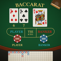 Legiano - Baccarat Table Game - Player or Banker